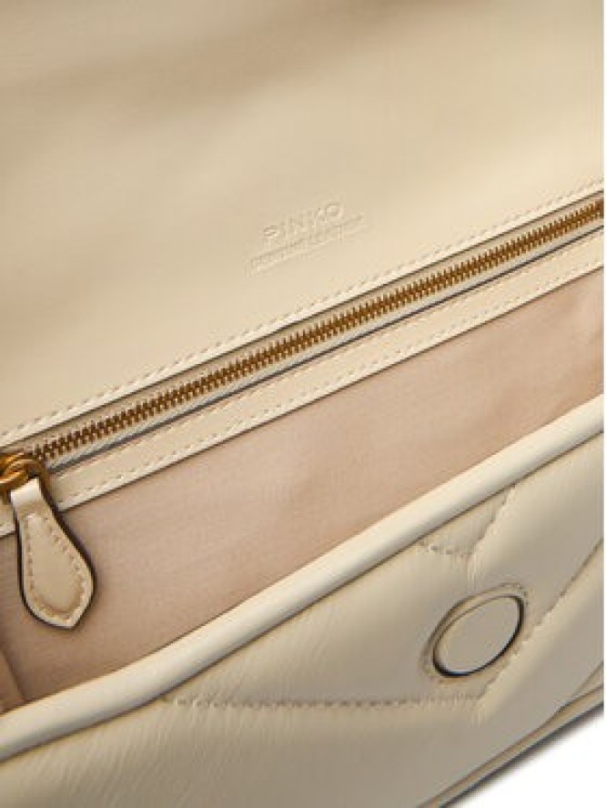 PINKO Torebka Love Box Baguette Al 25-26 PLTT 105083 A2W2 Écru