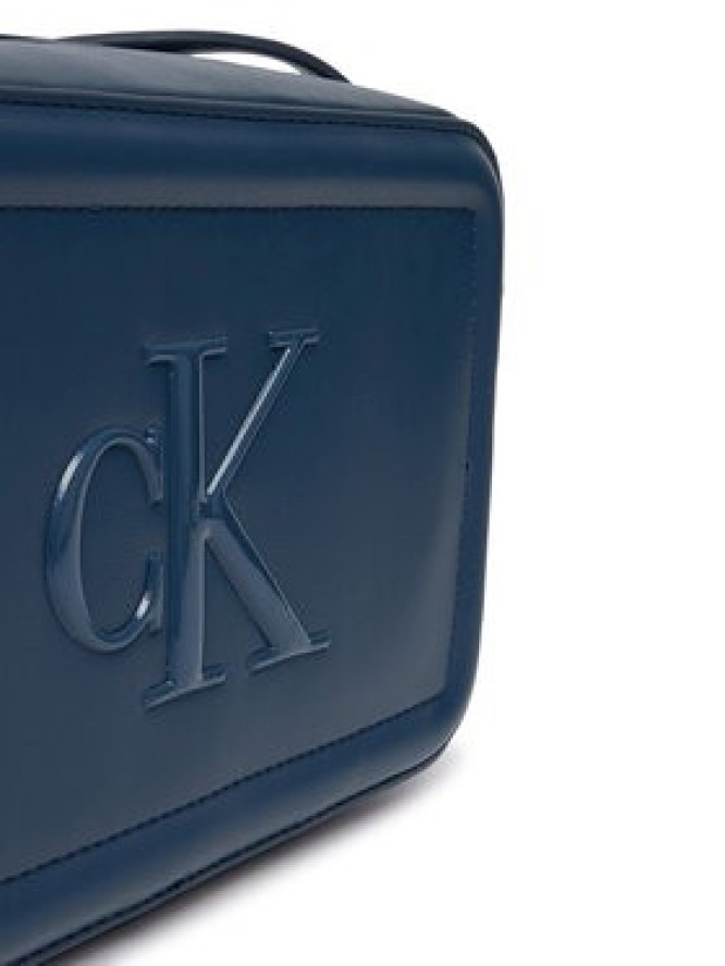 Calvin Klein Torebka Bold Ck Camera Bag LV04F3220G Niebieski