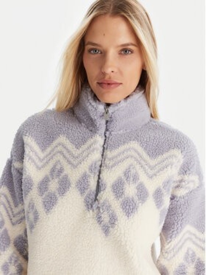 Roxy Polar Mountain Story ERJPF03228 Biały Regular Fit