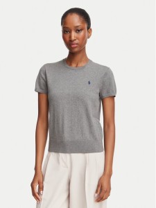 Polo Ralph Lauren T-Shirt 211971872006 Szary Regular Fit