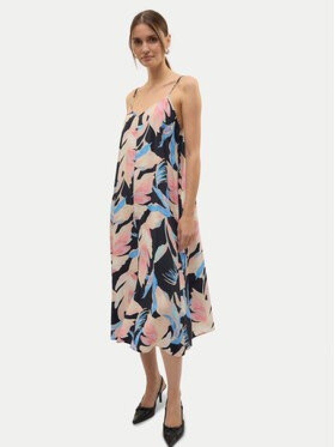 Vero Moda Sukienka letnia Josie 10303398 Czarny Regular Fit