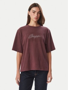 BOSS T-Shirt C_Eregular_8 50571460 Bordowy Regular Fit