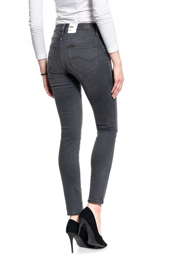 DAMSKIE SPODNIE JEANSOWE LEE ELLY BLACK FLOW L305CPRW 112105969
