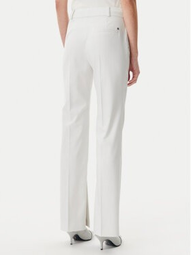 HUGO Spodnie materiałowe Hambori 50537747 Biały Slim Fit