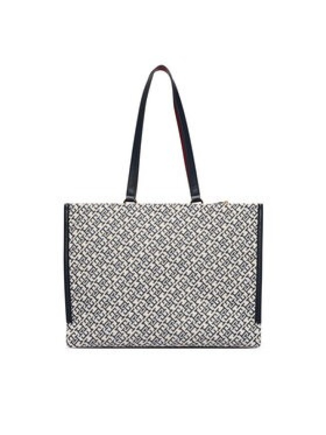 Tommy Hilfiger Torebka Th Jacquard Tote AW0AW19009 Niebieski