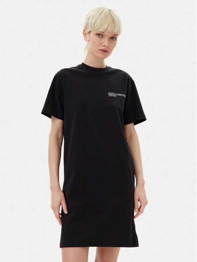 Karl Lagerfeld Jeans Sukienka codzienna A2W13036 Czarny Regular Fit