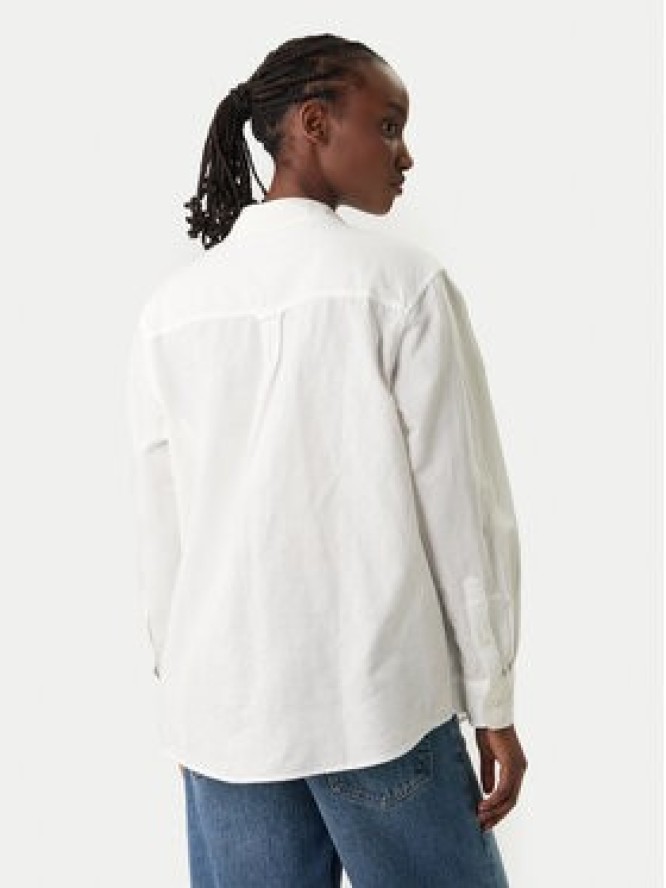 Tommy Jeans Koszula DW0DW22209 Biały Relaxed Fit