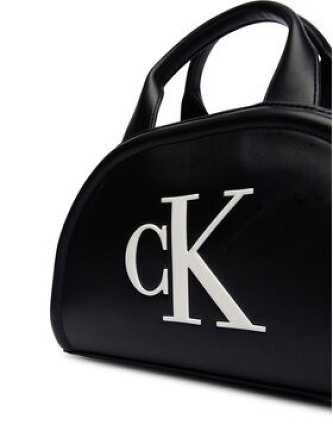 Calvin Klein Torebka Bold Ck Dome Crossbody LV04F3895G Czarny
