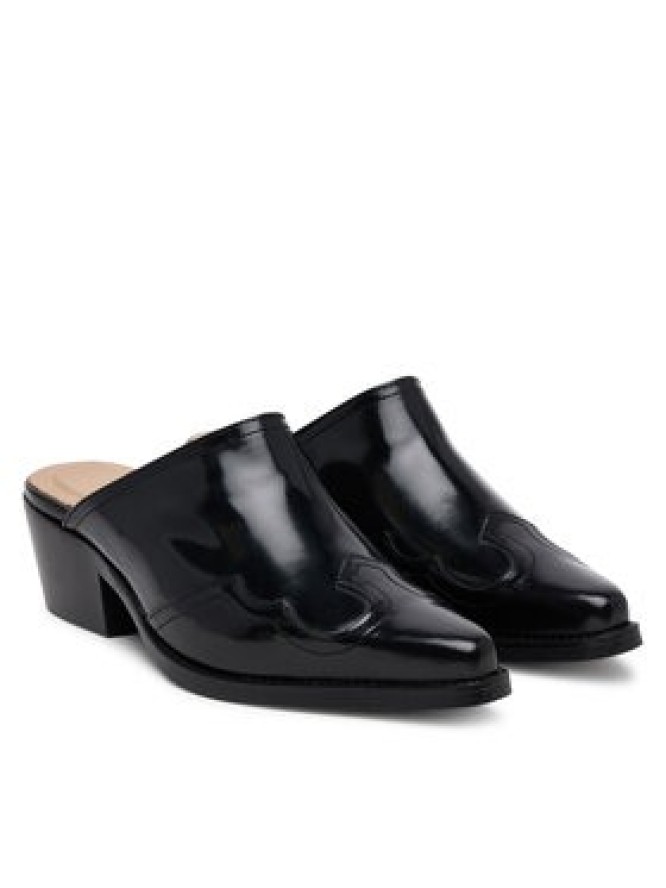 Tommy Hilfiger Klapki Western Abrasivato FW0FW08887 Czarny