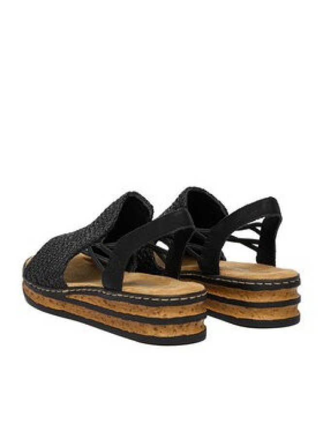 Rieker Sandały CEO-62941-00 Czarny