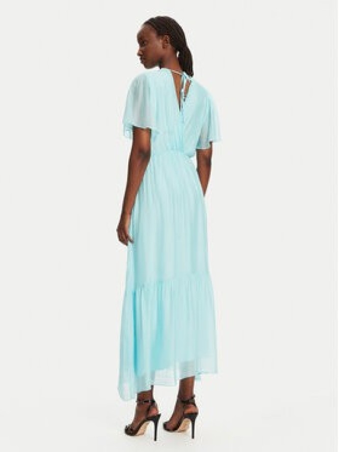 Haveone Sukienka letnia AFF-N006 Niebieski Loose Fit