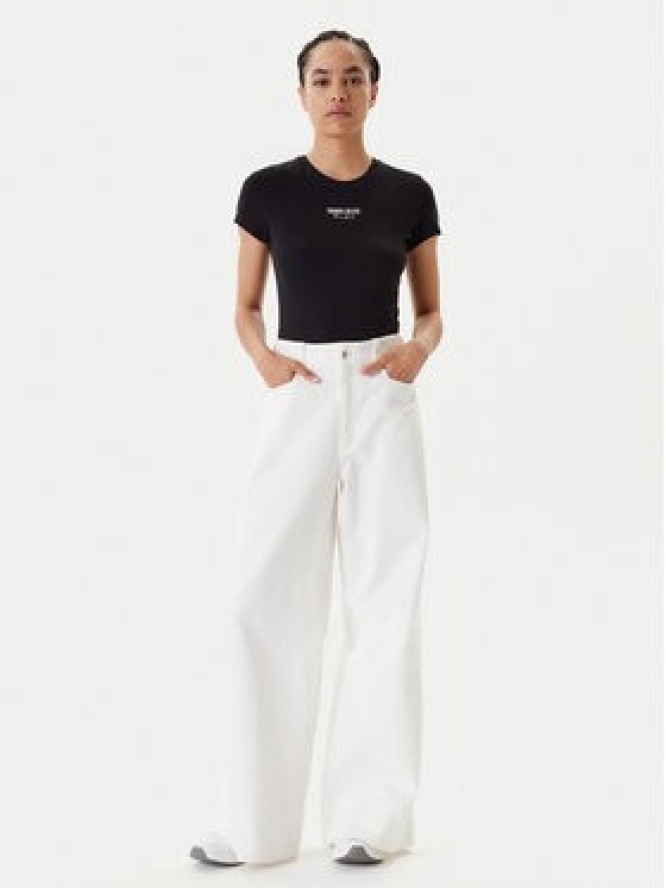 Tommy Jeans T-Shirt Essential DW0DW20913 Czarny Slim Fit