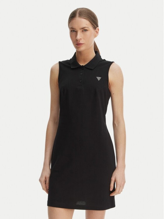 Guess Sukienka codzienna V6GK09 K3152 Czarny Regular Fit