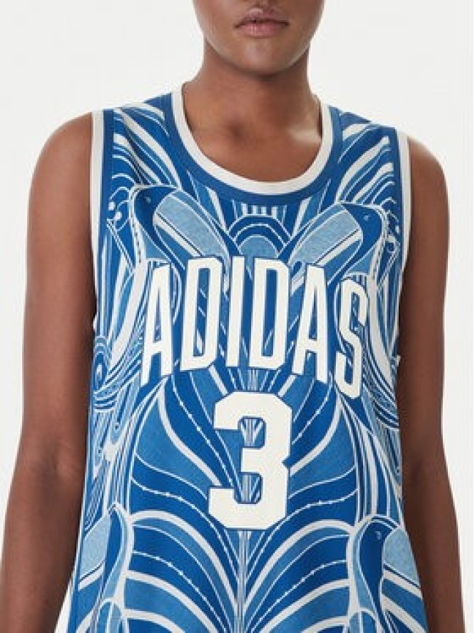 adidas Sukienka codzienna Farm Rio Premium KD4621 Niebieski Slim Fit