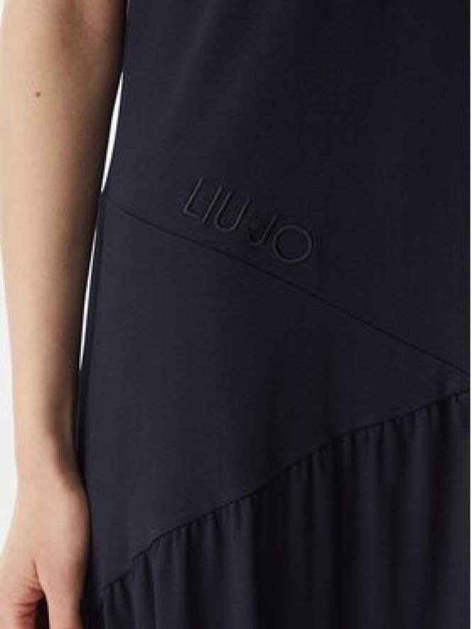 Liu Jo Sport Sukienka codzienna TA6237 J3855 Granatowy Relaxed Fit