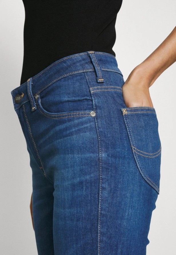 LEE DAMSKIE SPODNIE JEANSOWE LEE SCARLETT HIGH NIGHT SKY L626GUD38 112338320