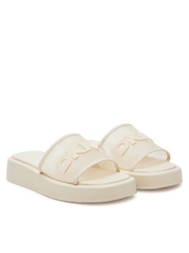 DKNY Klapki K2500541 Écru