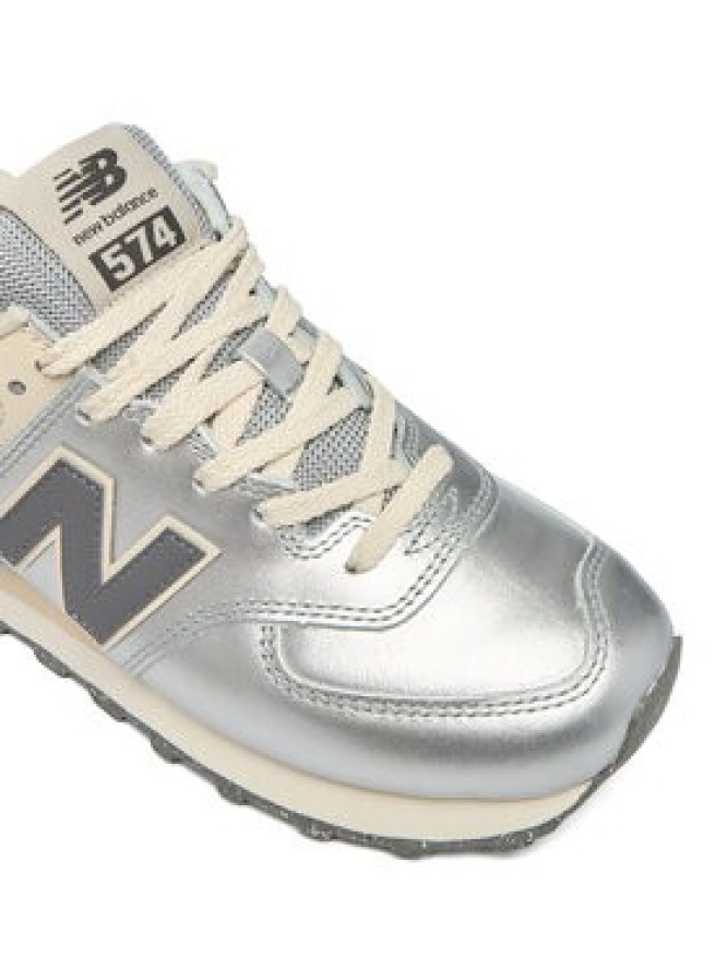 New Balance Sneakersy WL574MLG Srebrny