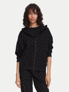 HUGO Bluza Flokky 50566669 Czarny Relaxed Fit