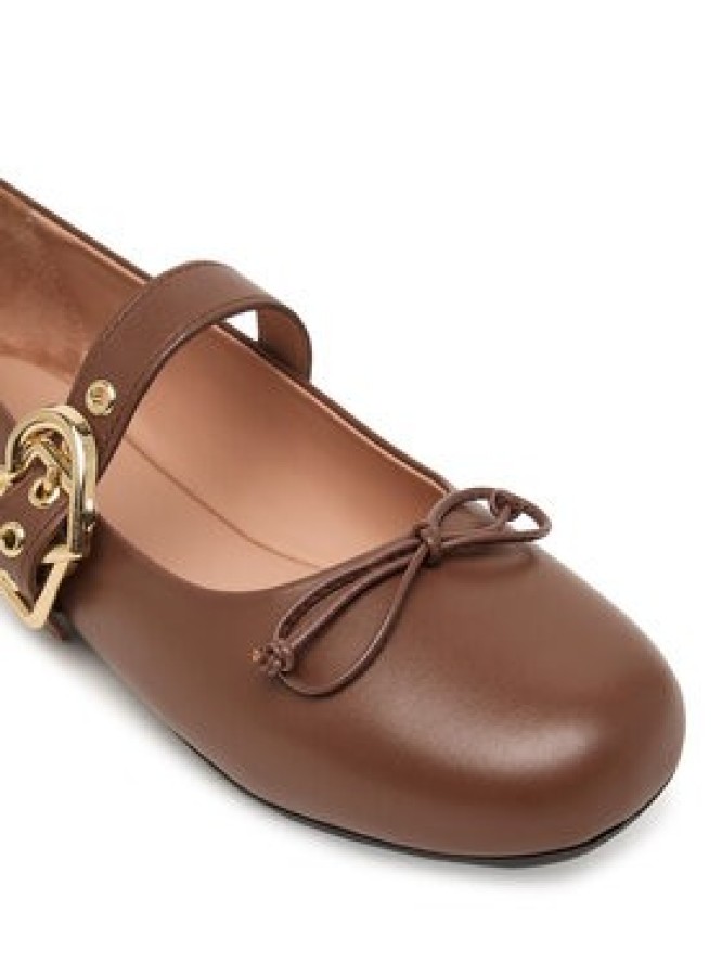 LOVE MOSCHINO Baleriny JA11091G1PIE0302 Brązowy