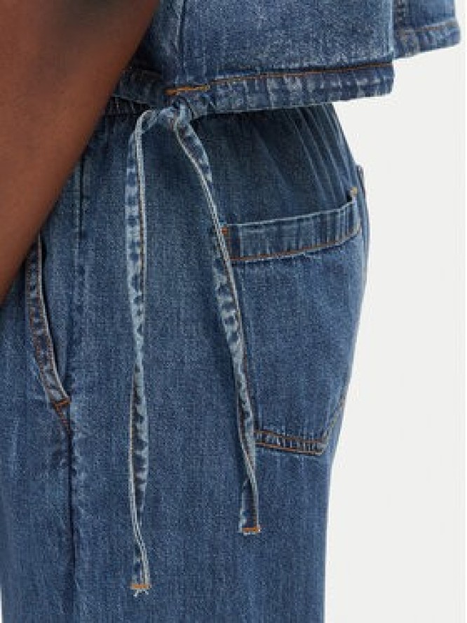 Tommy Jeans Top DW0DW22609 Niebieski Regular Fit