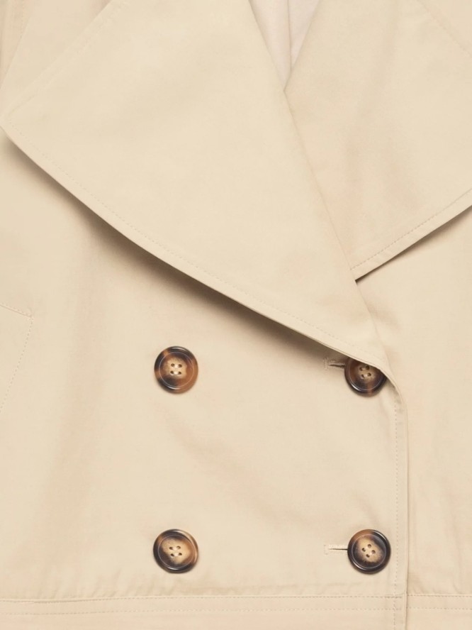 Trencz damski krótki beżowy Barretta 801