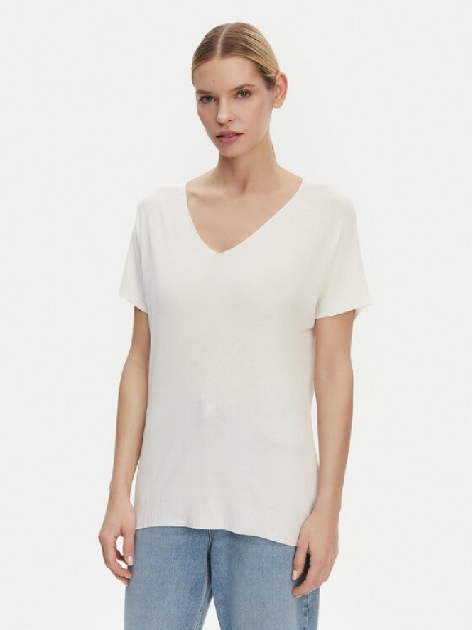 Kontatto Bluzka 3M0514C Écru Regular Fit