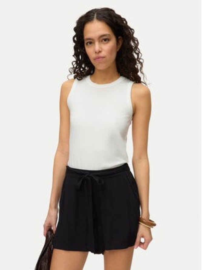 Vero Moda Szorty materiałowe Menny 10323630 Czarny Regular Fit