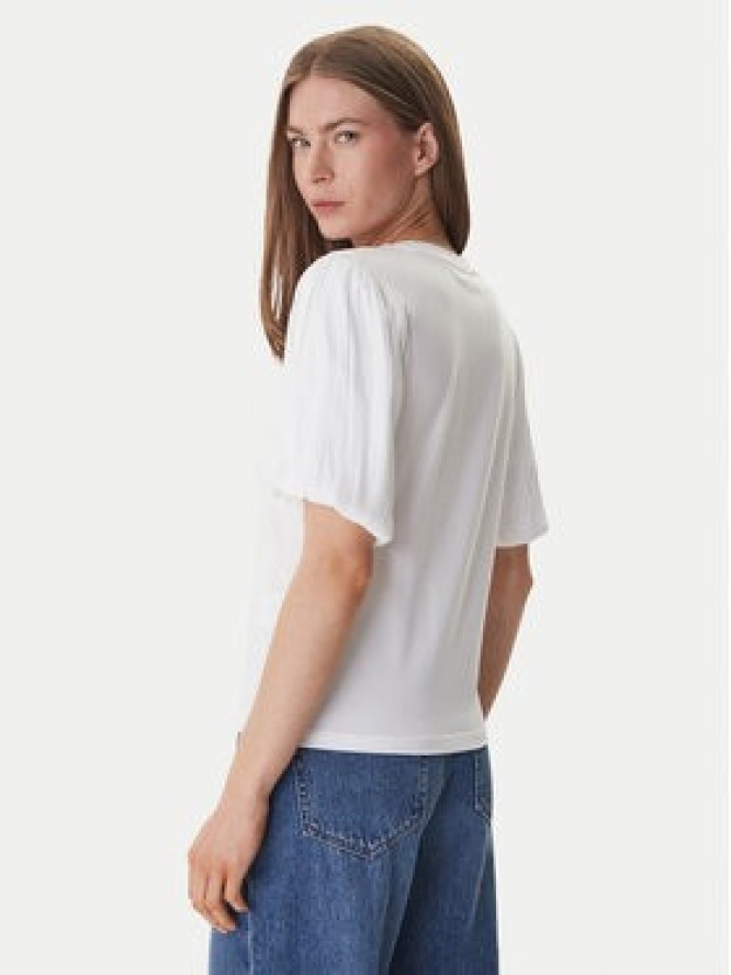 DKNY Bluzka P6BH7ENV Biały Regular Fit
