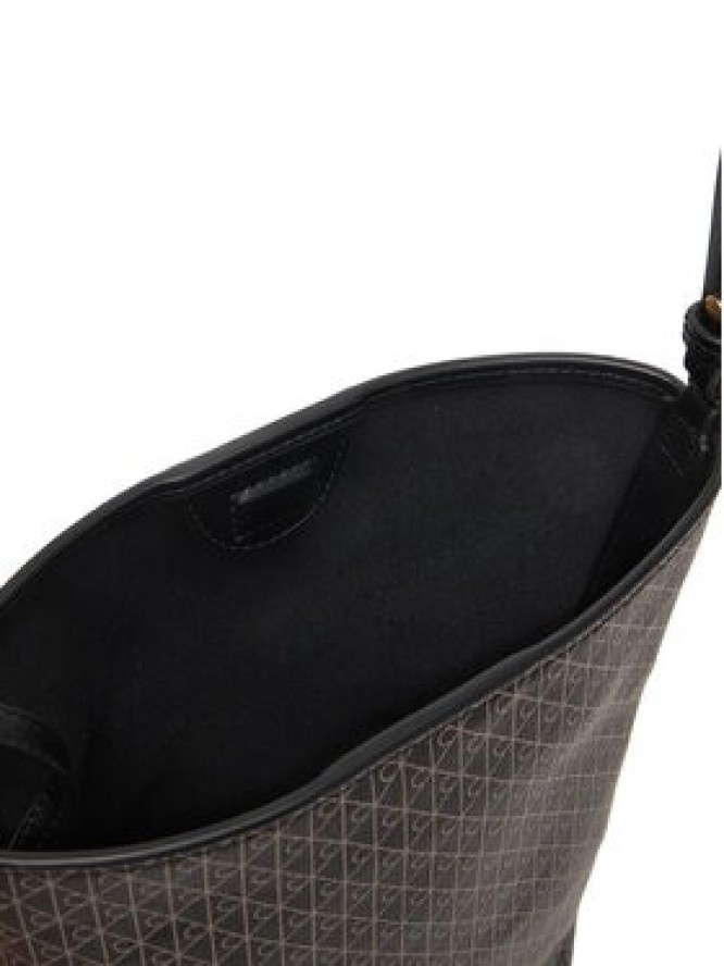 Calvin Klein Torebka Emblem Aop Sm Bucket Crossbody LV04F3506G Czarny