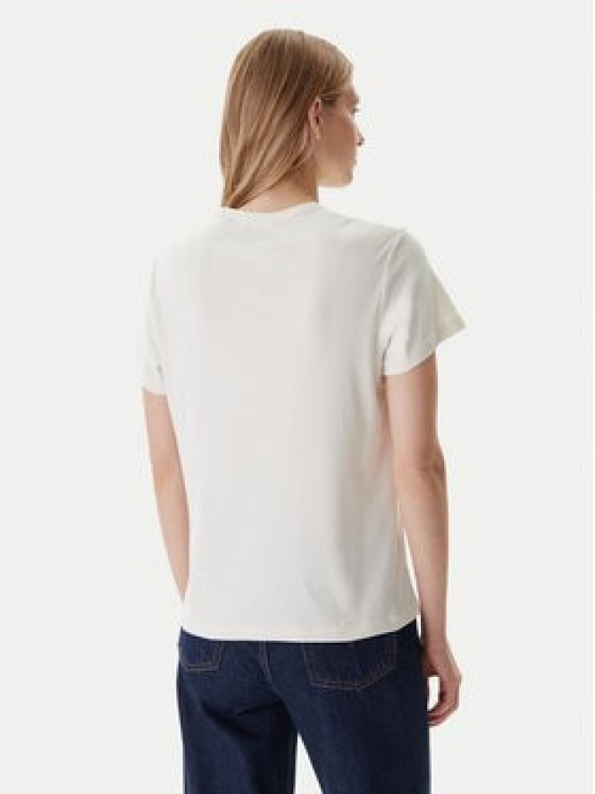 Mustang T-Shirt Rosewood 1016758 Écru Regular Fit