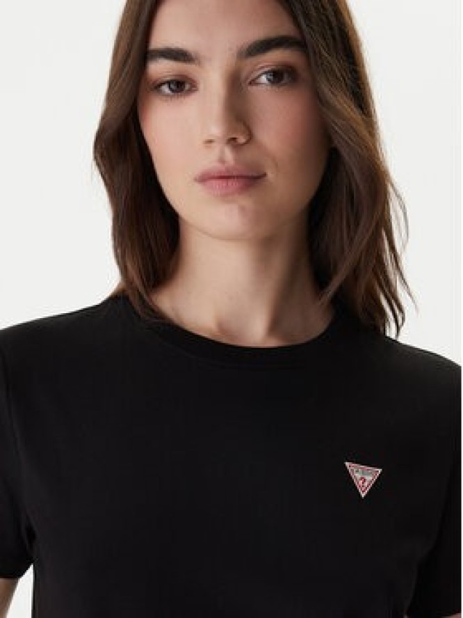 Guess Jeans T-Shirt W4YI10 J1314 Czarny Regular Fit