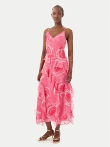 Vero Moda Sukienka wieczorowa Smilla 10346307 Różowy Regular Fit