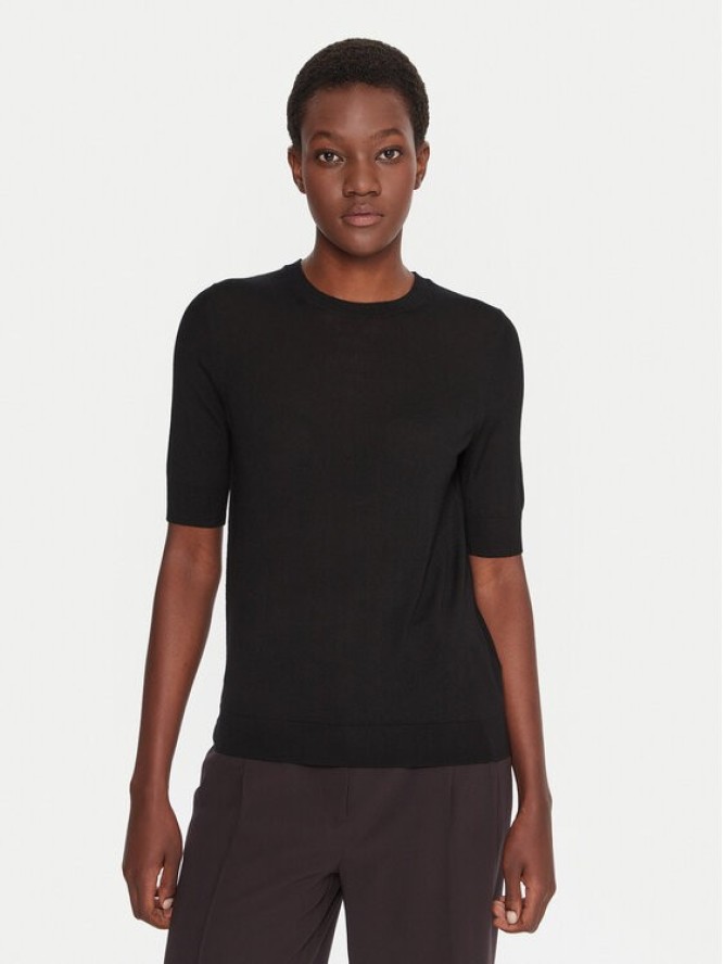 BOSS Sweter Farbella 50544996 Czarny Slim Fit