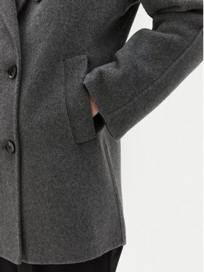 Motivi Płaszcz wełniany 0065W000087N Szary Regular Fit