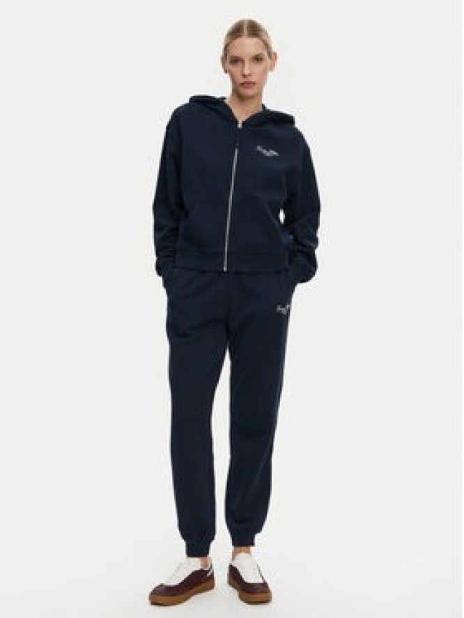 Tommy Hilfiger Spodnie dresowe WW0WW45576 Granatowy Regular Fit