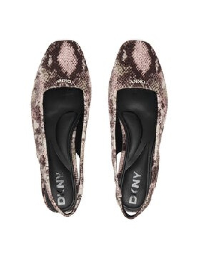 DKNY Baleriny Darrow Logo K1665915 Beżowy