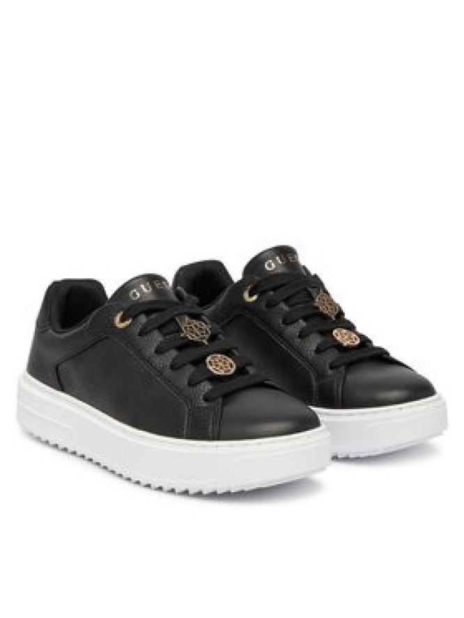 Guess Sneakersy FLFDUE ELE12 Czarny