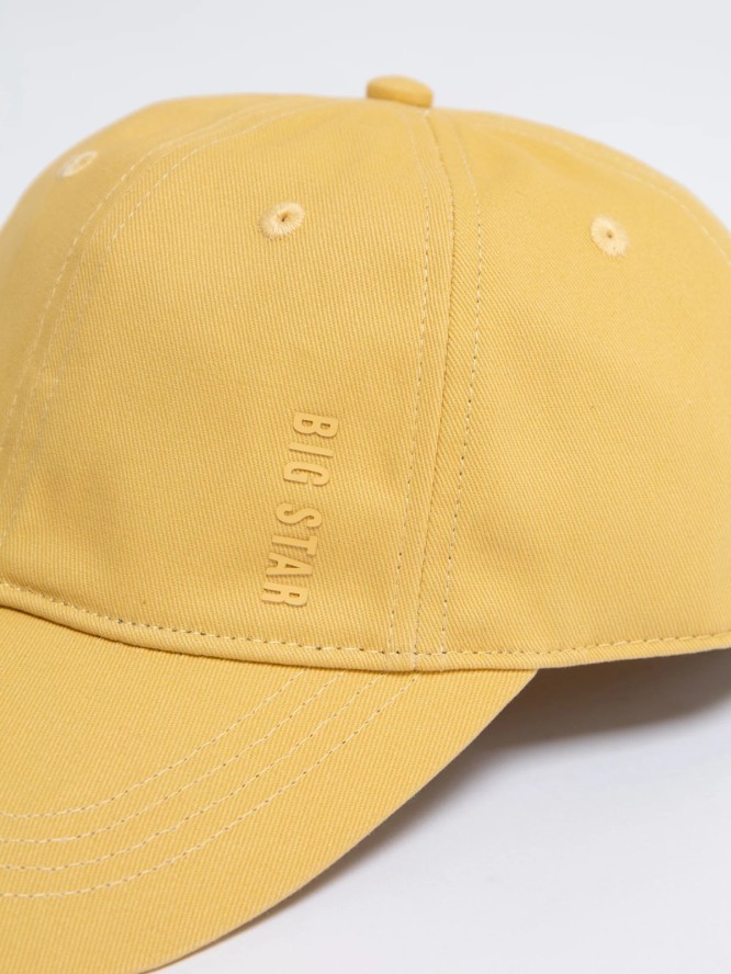 Czapka z daszkiem żółta Julio 201