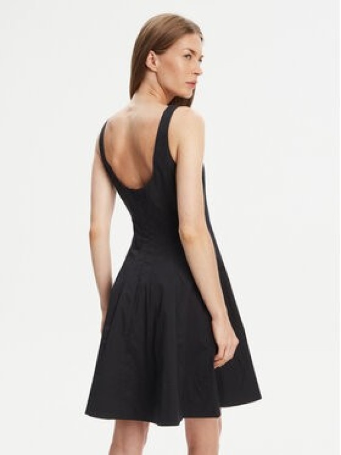 STAUD Sukienka codzienna Mini Wells 90-7502 Czarny Slim Fit