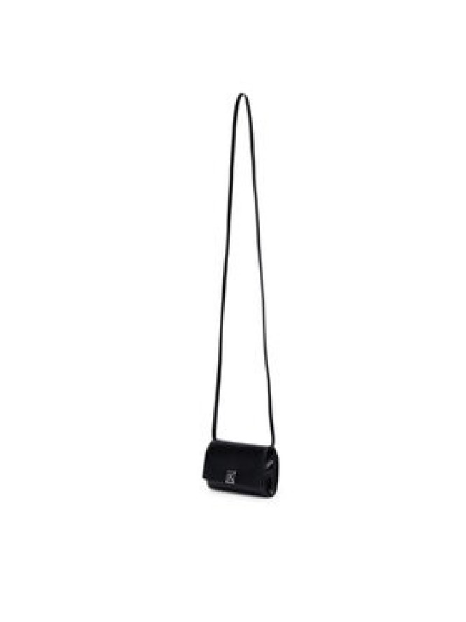 Calvin Klein Torebka Emblem Wallet On Strap LV04F1218G Czarny