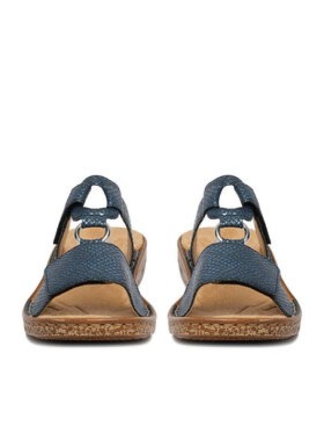 Rieker Klapki CEO-628P9-14 Granatowy