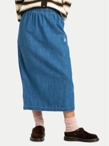 Quiksilver Spódnica jeansowa Yukon EQWWK03028 Granatowy Regular Fit