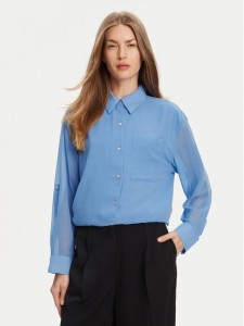 Calvin Klein Koszula LV044B902G Niebieski Regular Fit