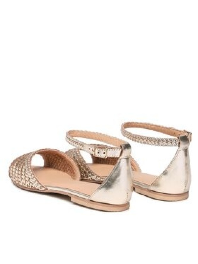 Sergio Bardi Sandały DELL-CHR-22-017-02SB Złoty