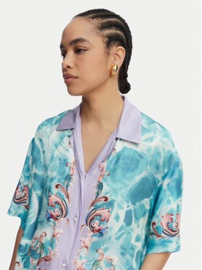 Versace Jeans Couture Koszula 80HAL2P9 NS829 Kolorowy Regular Fit