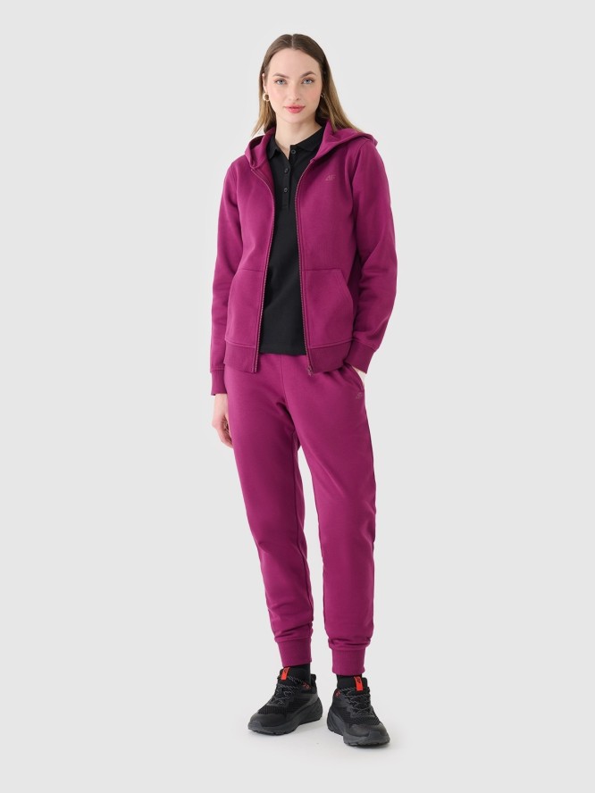 4F Koszulka polo slim damska - czarna XL