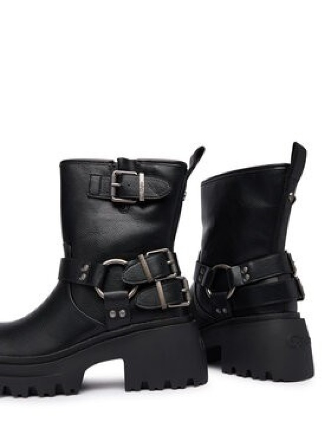 Buffalo Botki Bravr Biker Lo 1220067 Czarny