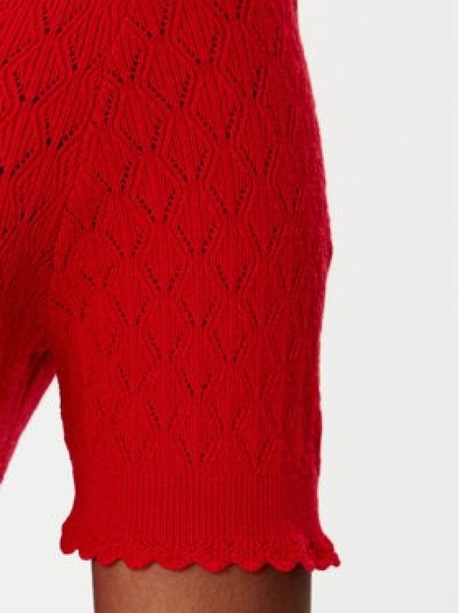 Morgan Bluzka 252-MSNAKE Czerwony Slim Fit