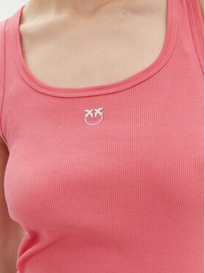 PINKO Top 100807 A2C1 Różowy Regular Fit